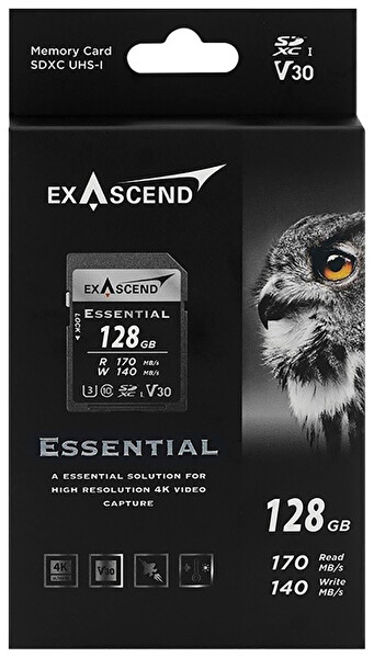 Exascend EX128GSDU1-S 128 GB Essential 170MB/s SDXC Hafıza Kartı