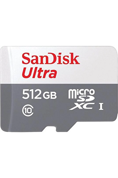 Sandisk Ultra 512 GB Microsdxc 100mb/s Hafıza Kartı SDSQUNR-512G-GN3MN