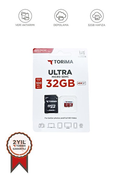 Torima Ultra Micro SDHC 32 GB Hafıza Kartı