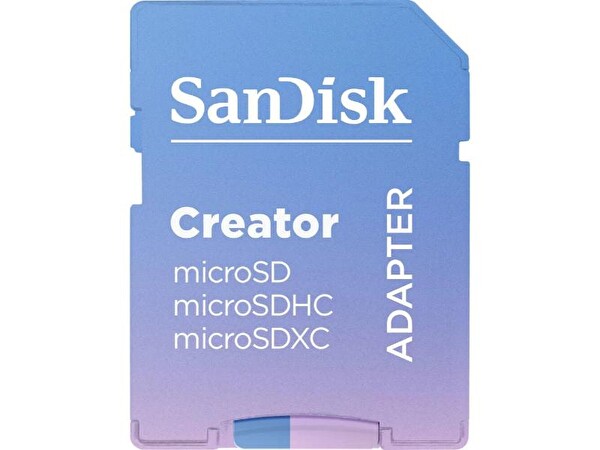 SanDisk SDSQXAA-128G-IN6MS Creator 128 GB 190/90 MB/s microSDXC UHS-I A2 V30 Adaptörlü Hafıza Kartı