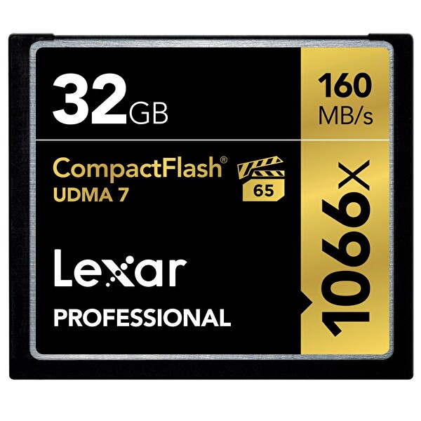Lexar 32 GB 1066x Compact Flash UDMA7 VPG-65 4K - 160MB/s Hafıza SD Kart