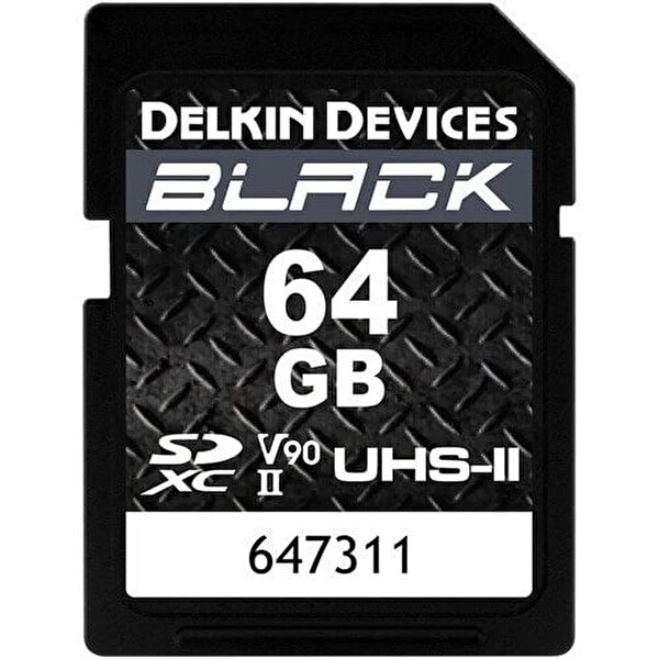 Delkin Devices 64 GB UHS-II SDXC V90 Hafıza Kartı