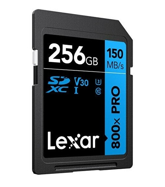 Lexar Blue Series 800X Pro 256 GB SDXC UHS-I U3 V30 Hafıza Kartı