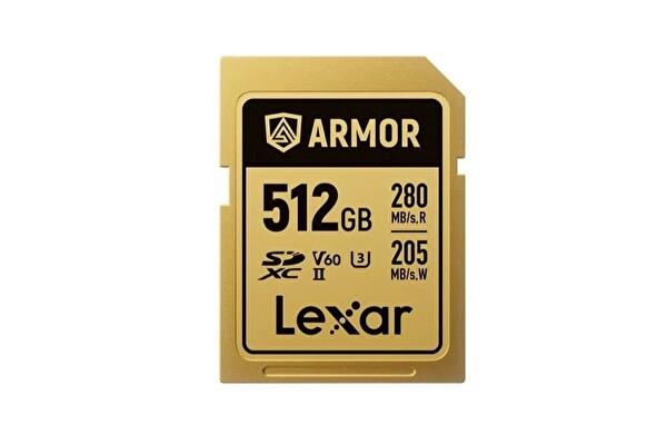 Lexar Professional Armor Gold 512GB SDXC UHS-II V60 U3 280MB/s Hafıza Kartı