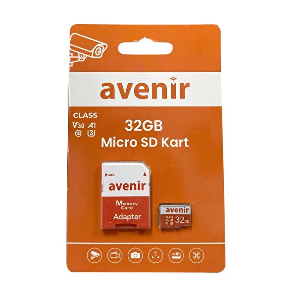 Avenir AV-SD32 - 32GB Micro SD Hafıza Kartı