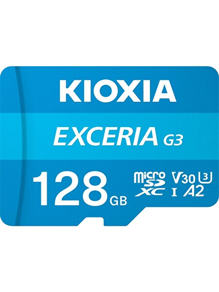 Kioxia EXC.G3 MIC.SDXC U1 V30 A2 4K 160/50 128GB Micro SD Kart