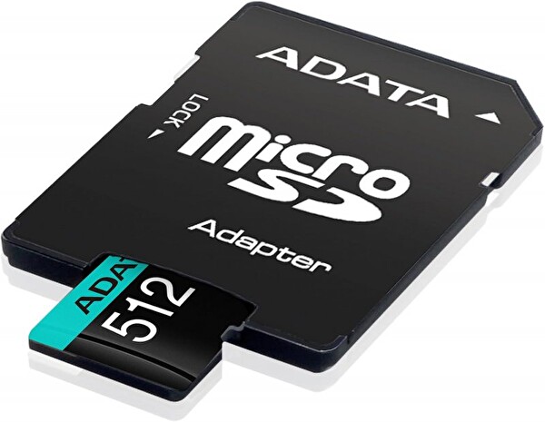 Adata Premier Class10 100/25 MB/s Micro SDXC Adaptörlü 512 GB Hafıza Kartı