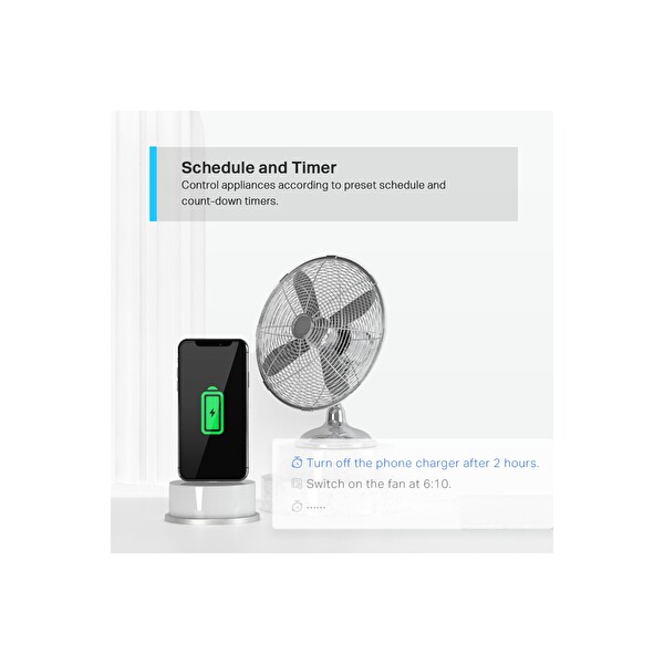 TP-Link Tapo P100 2'li Paket Akıllı Mini Wi-fi Soketi Priz