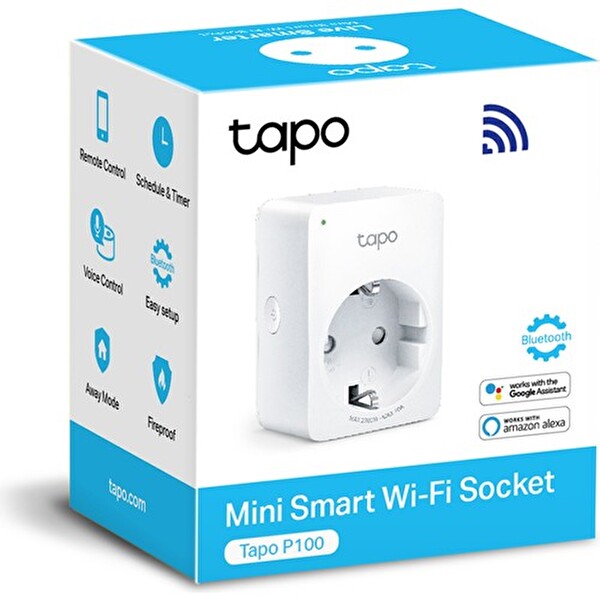 TP-Link Tapo P100 Mini Akıllı Wi-Fi Soket (1'li Paket)