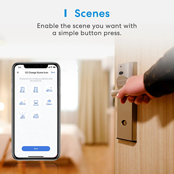 Meross Wi-Fi Uzaktan Kontrollü Akıllı Çift Yönlü Tuşlu Akıllı Anahtar