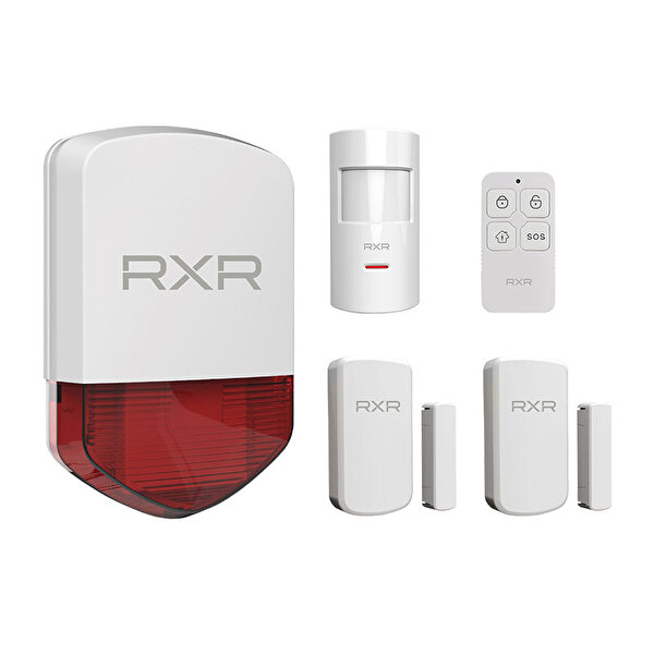 RXR  H-10-WF Kablosuz Dış Ortam Sirenli Wi-Fi Alarm Seti