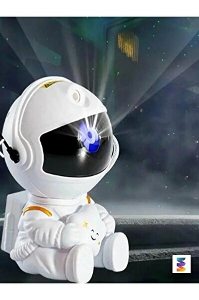 Torima LW-6 Yıldız Astronot Işıklı Galaksi Samanyolu Mini Beyaz Projektör Gece Lambası