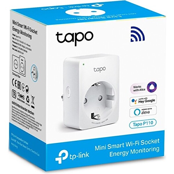TP-Link Tapo P110 Enerji İzleme Mini Akıllı Wi-Fi Priz