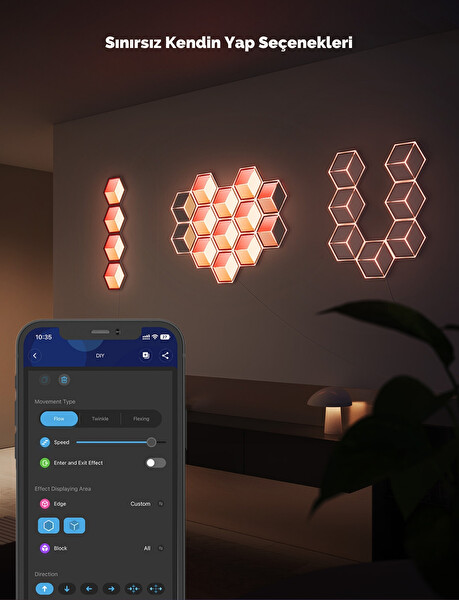 Govee Glide Hexa Ultra LED Aydınlatma
