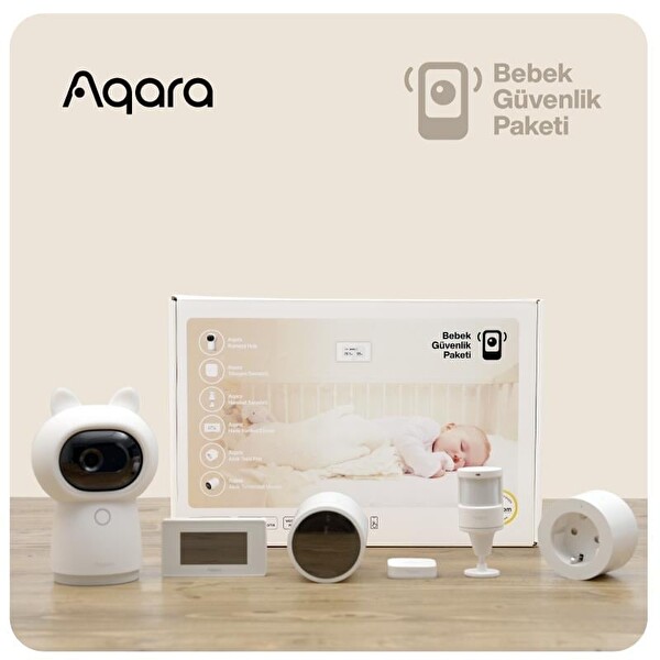 Aqara Akıllı Bebek Güvenlik Paketi AQ-BS6B (Apple Home Destekli)