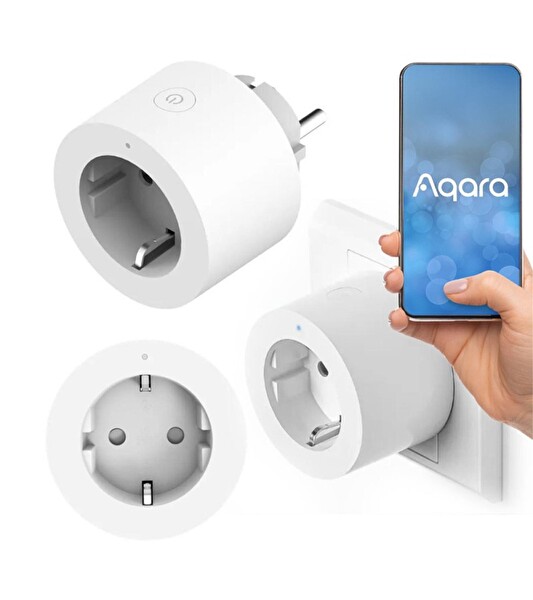 Aqara Akıllı Kontrol Hub E1 ve 3 Adet Tekli Priz