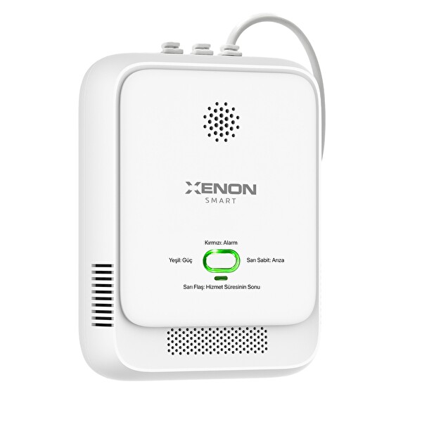 Xenon Smart Akıllı Mobil Uygulama Denetimli Zigbee İletişim Protokollü Doğal Gaz Sensörü Ev Yanıcı Gaz Dedektörü X7633