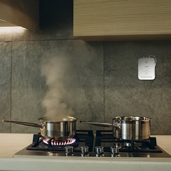 Xenon Smart Akıllı Mobil Uygulama Denetimli Zigbee İletişim Protokollü Doğal Gaz Sensörü Ev Yanıcı Gaz Dedektörü X7633