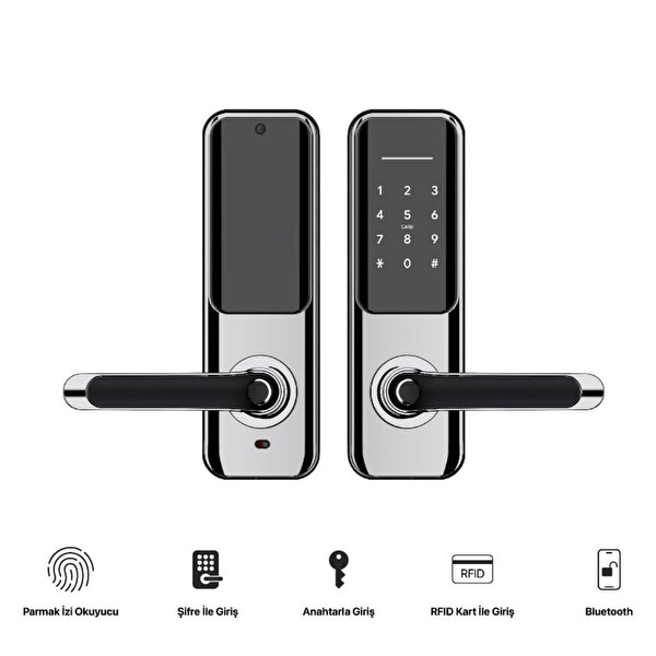 Xenon Smart Akıllı Wi-Fi Dış Mekan Güvenlik Kamerası İç Mekan Kamera Akıllı Kapı Kilidi Hareket ve Pencere Sensörü Seti