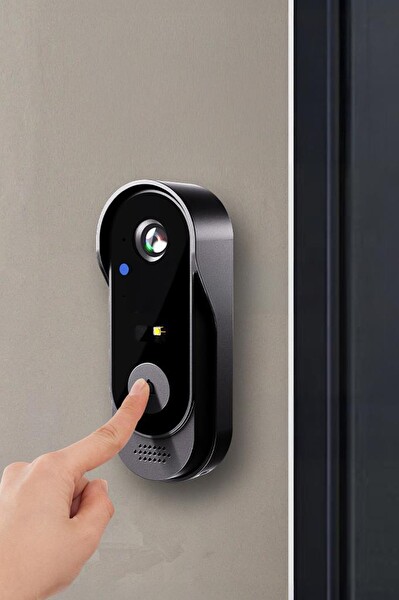 Torima CMR-24 Siyah Akıllı Su Geçirmez Kablosuz Kapı Zili