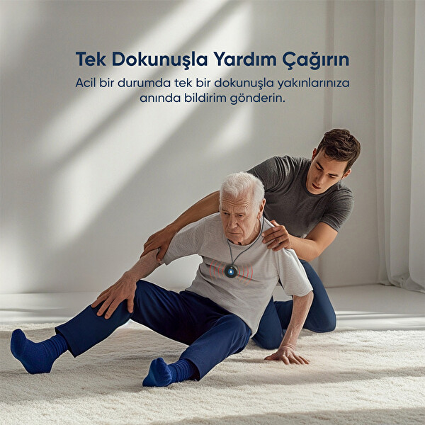 Şımart Akıllı Acil Yardım Butonu Yaşlı ve Hastalar İçin Tek Tuşla Bildirim