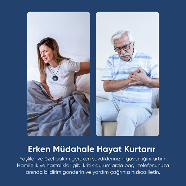 Şımart Akıllı Acil Yardım Butonu Yaşlı ve Hastalar İçin Tek Tuşla Bildirim