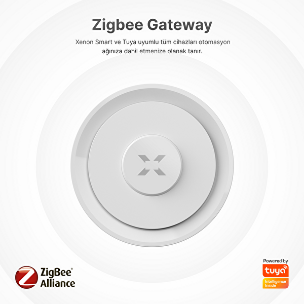 Xenon Smart Akıllı Elektronik Parmak İzi Şifre ve RFID Kart Şifreli Kapı Kilidi ve Kablosuz Gateway Hub 2'li Güvenlik Seti