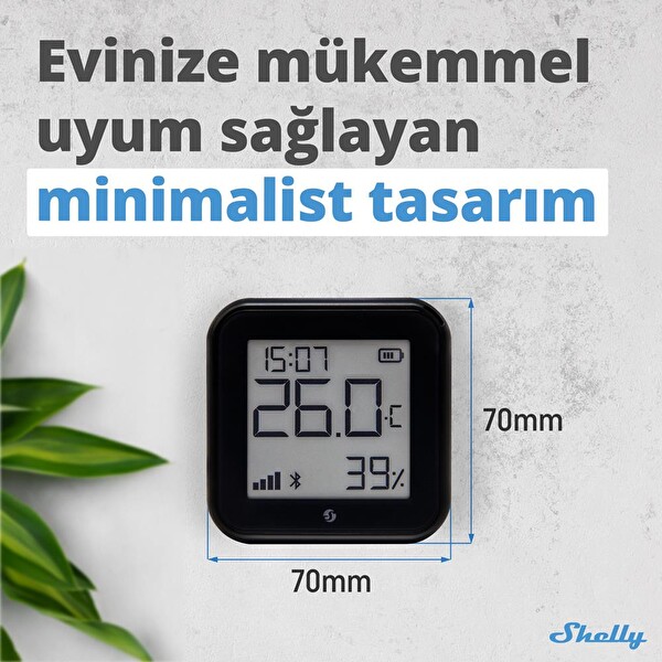 Shelly H&T Gen3 WiFi Sıcaklık ve Nem Sensörü