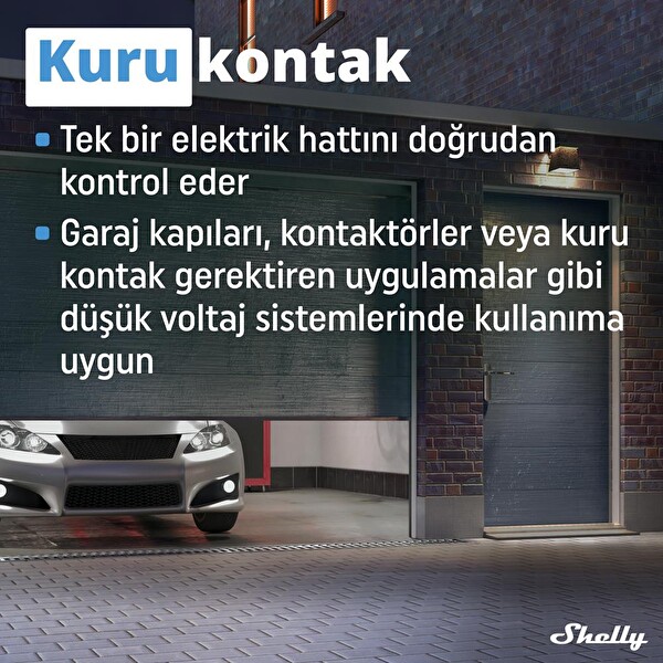 Shelly Plus 1 Wi-Fi ve Bluetooth Akıllı Röle