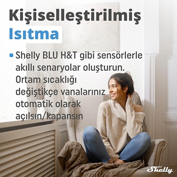 Shelly BLU TRV Akıllı Termostatik Radyatör Vanası
