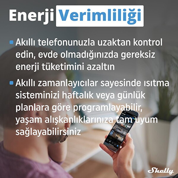 Shelly BLU TRV Akıllı Termostatik Radyatör Vanası