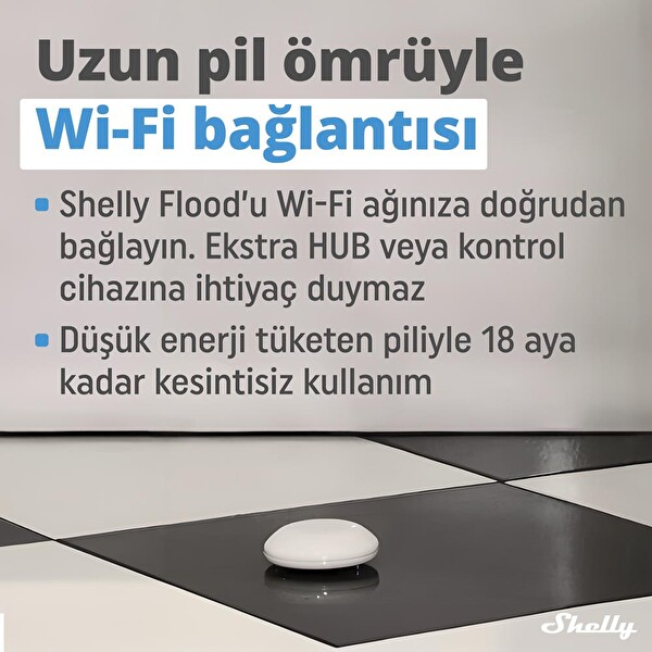 Shelly Flood Su Baskını ve Sıcaklık Sensörü