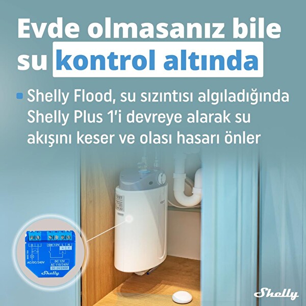 Shelly Flood Su Baskını ve Sıcaklık Sensörü