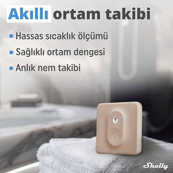 Shelly BLU H&T Bluetooth Sıcaklık ve Nem Sensörü