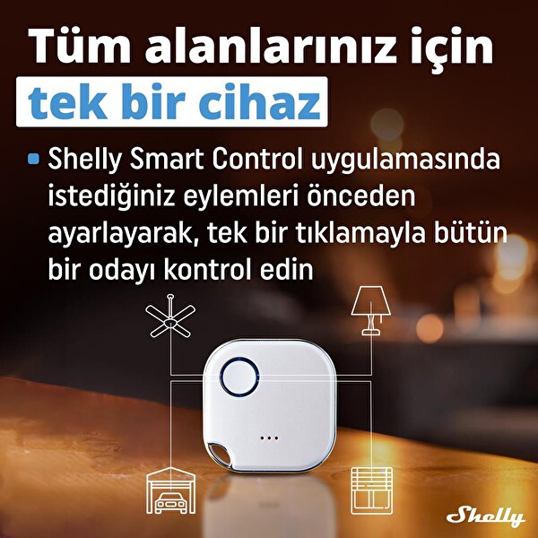Shelly BLU Button1 Kablosuz Buton
