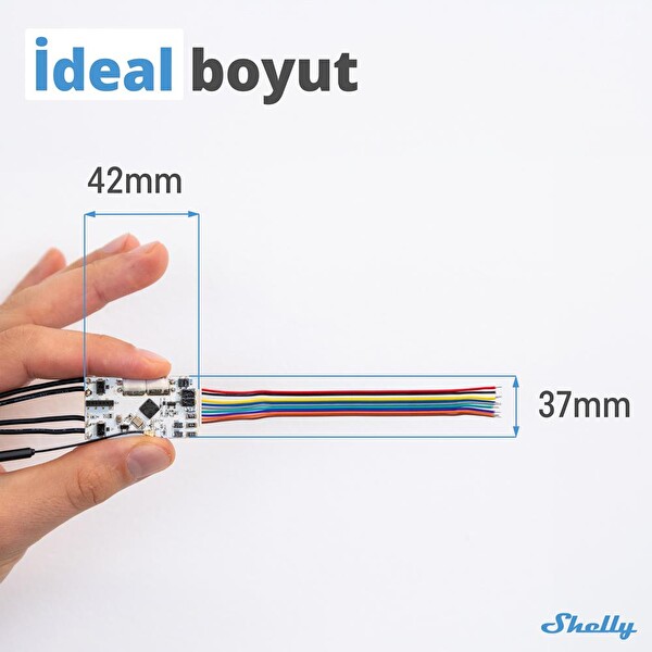 Shelly Plus Uni Evrensel Wi-Fi Giriş Modülü