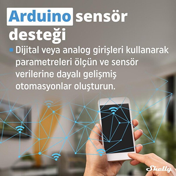 Shelly Plus Uni Evrensel Wi-Fi Giriş Modülü