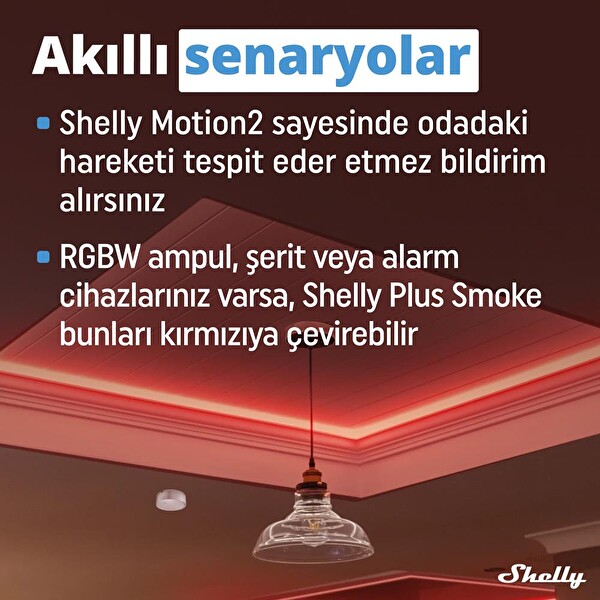 Shelly Plus Akıllı Duman Dedektörü