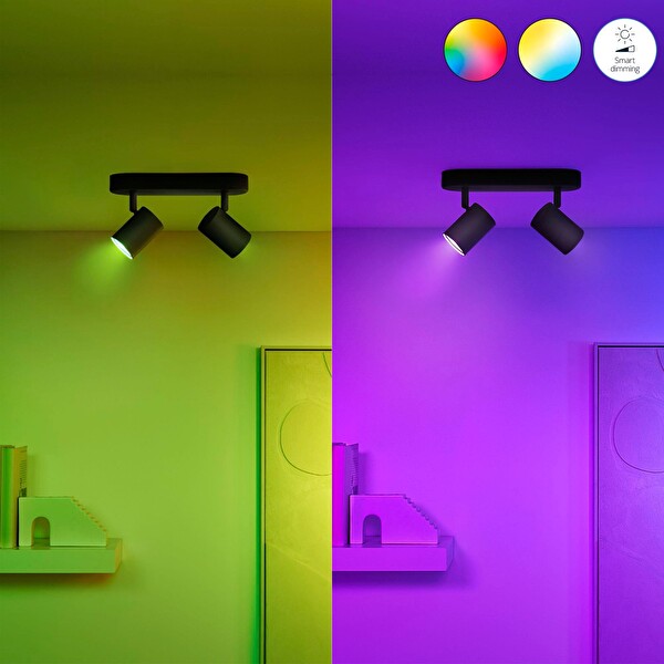 Wiz RGB Spot Ampul 50W GU10 Cam 2'li Paket