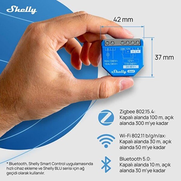 Shelly 1 Gen4 Akıllı Röle