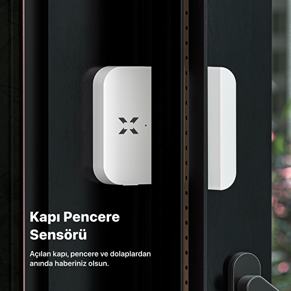 Xenon Smart Akıllı Alarm Güvenlik Kiti Dokunmatik Ekran Uzaktan Kumanda Kapı Pencere Hareket Sensörü X7570