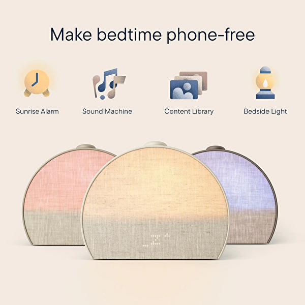 Hatch Restore 3 Sunrise Çalar Saat Ses Makinesi Akıllı Işık Macun