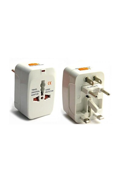 Şahnet Universital Çok Fonksiyonlu Seyahat Adaptörü - Avustralya Amerika Çin Priz Dönüştürücü