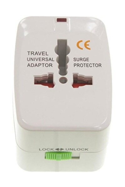 Şahnet Universital Çok Fonksiyonlu Seyahat Adaptörü - Avustralya Amerika Çin Priz Dönüştürücü