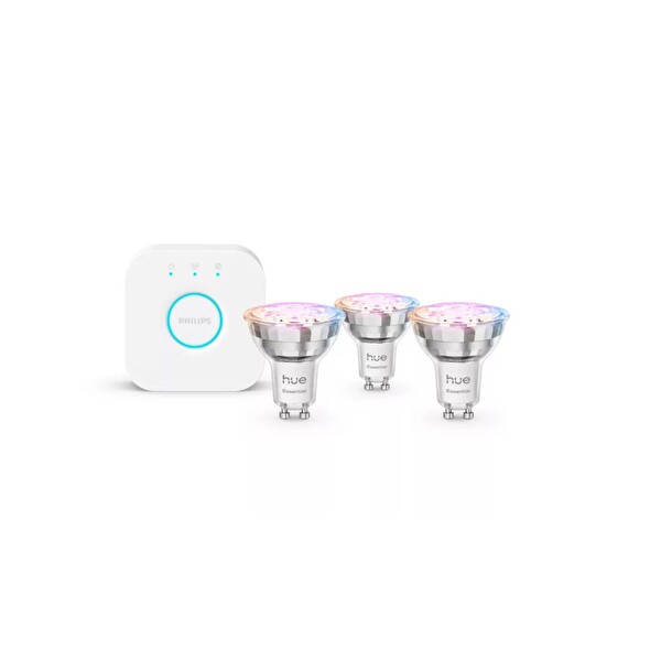 Philips Hue Essential 3'lü GU10 345 Lümen Akıllı Spot Işık Başlangıç Seti
