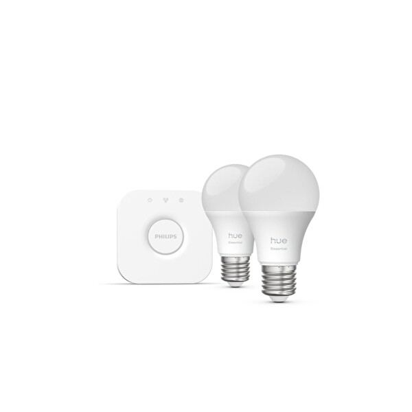 Philips Hue Essential 2'li E27 806 Lümen Akıllı Ampül Başlangıç Seti
