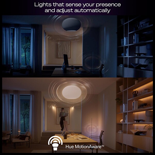 Philips Hue WCA 9W E27 Bridge Pro V3 Dahil Renkli Akıllı Ampül 2'li Pro Başlangıç Seti