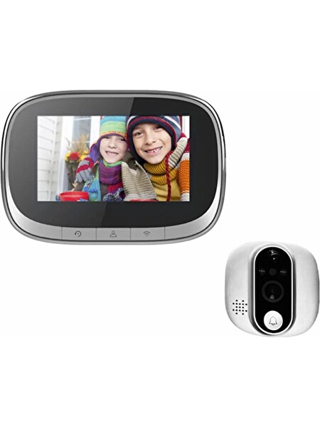 Yeco PD-10 Akıllı Görüntülü Kapı Zili Kablosuz Tuya Uyumlu 1080P Güvenlik Kameralı