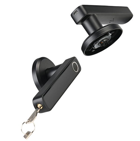 Desi QUiC Q002 Akıllı Kapı Kolu iOS/Android Uyumlu - Parmak İzi -Tuş Takımı