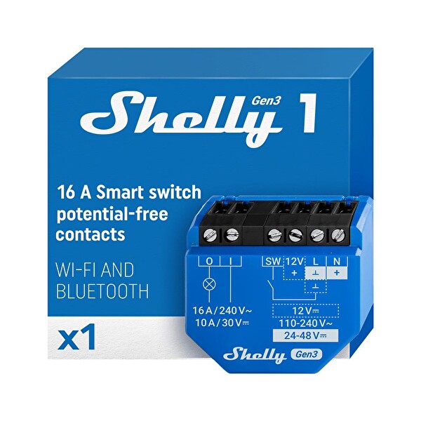Shelly 1 Gen3 Akıllı Röle